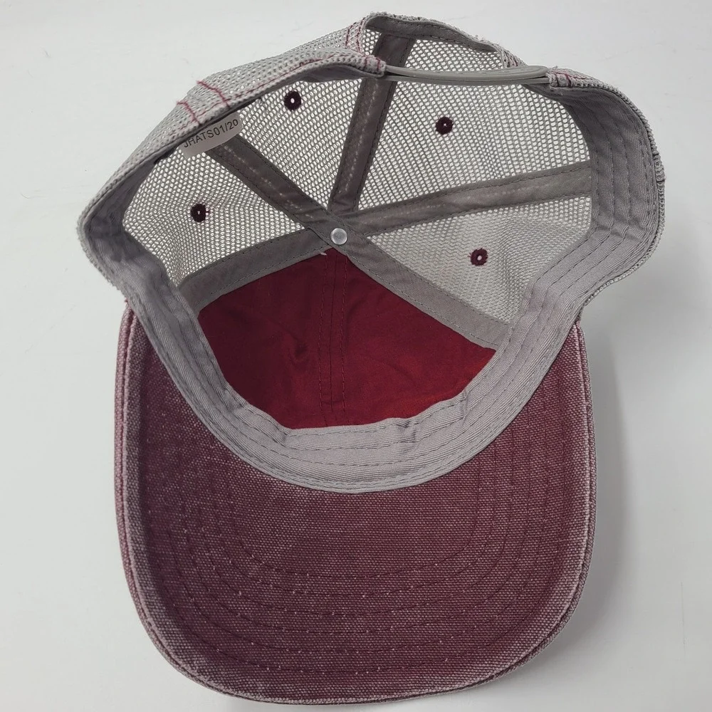 Grand Canyon Hat Snapback Trucker Mesh Red Gray Bald Eagle Arizona Outdoors Wear